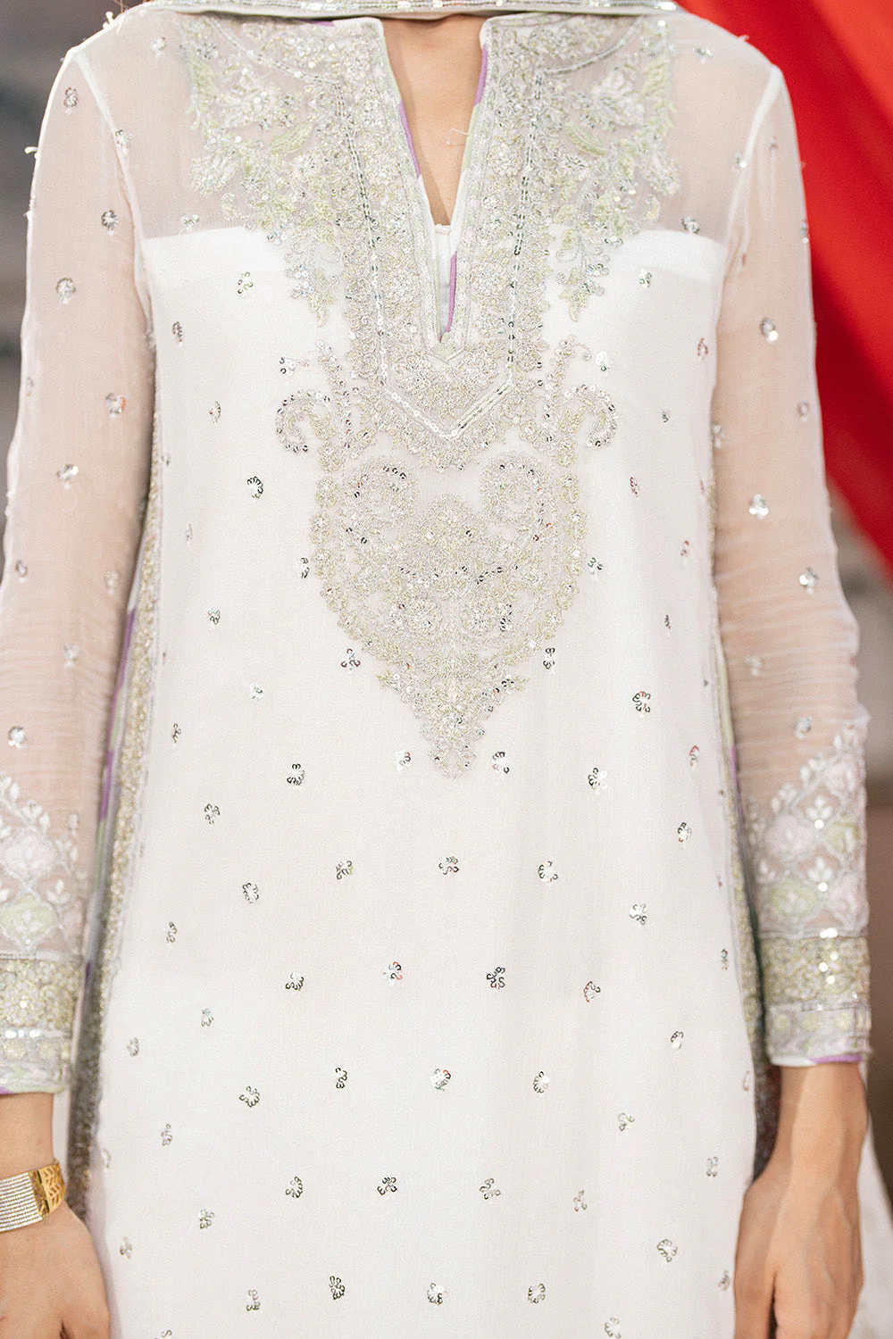 3 Piece Embroiderd Chiffon GAMINI - FSU5641 - Image 3