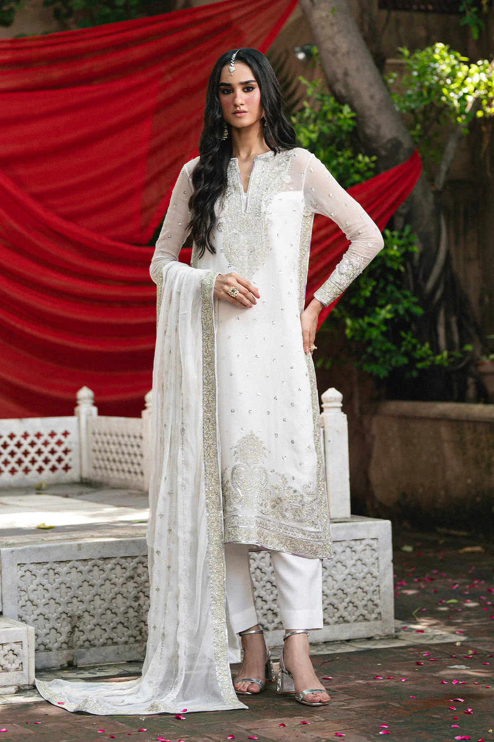 3 Piece Embroiderd Chiffon GAMINI - FSU5641 - Image 4