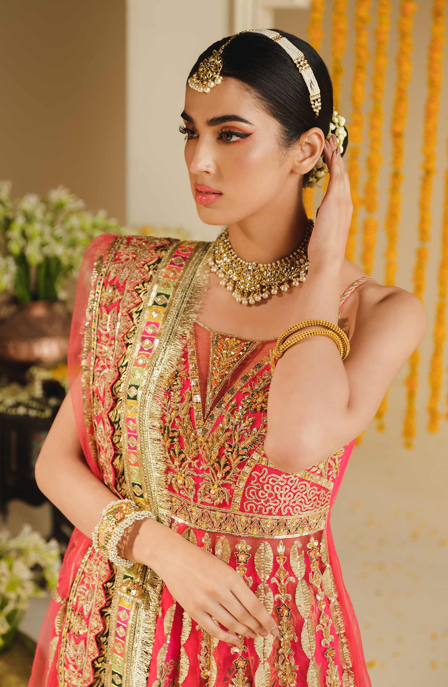Bridal Lehenga - Surai (MW40180) - Image 3